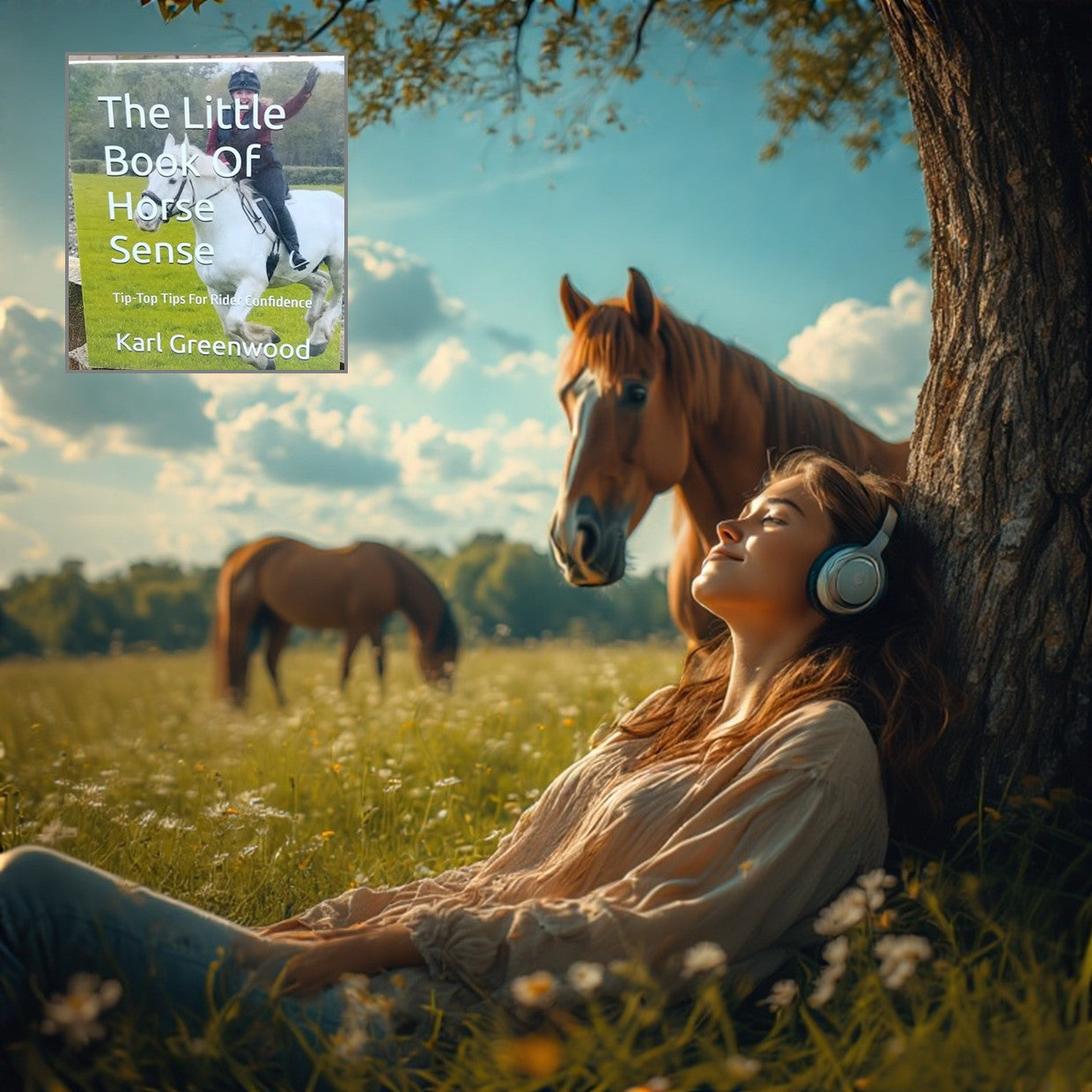 "Enjoy Your Horse" Hypnosis Session - PLUS FREE copy of "The Little Book Of Horse Sense"